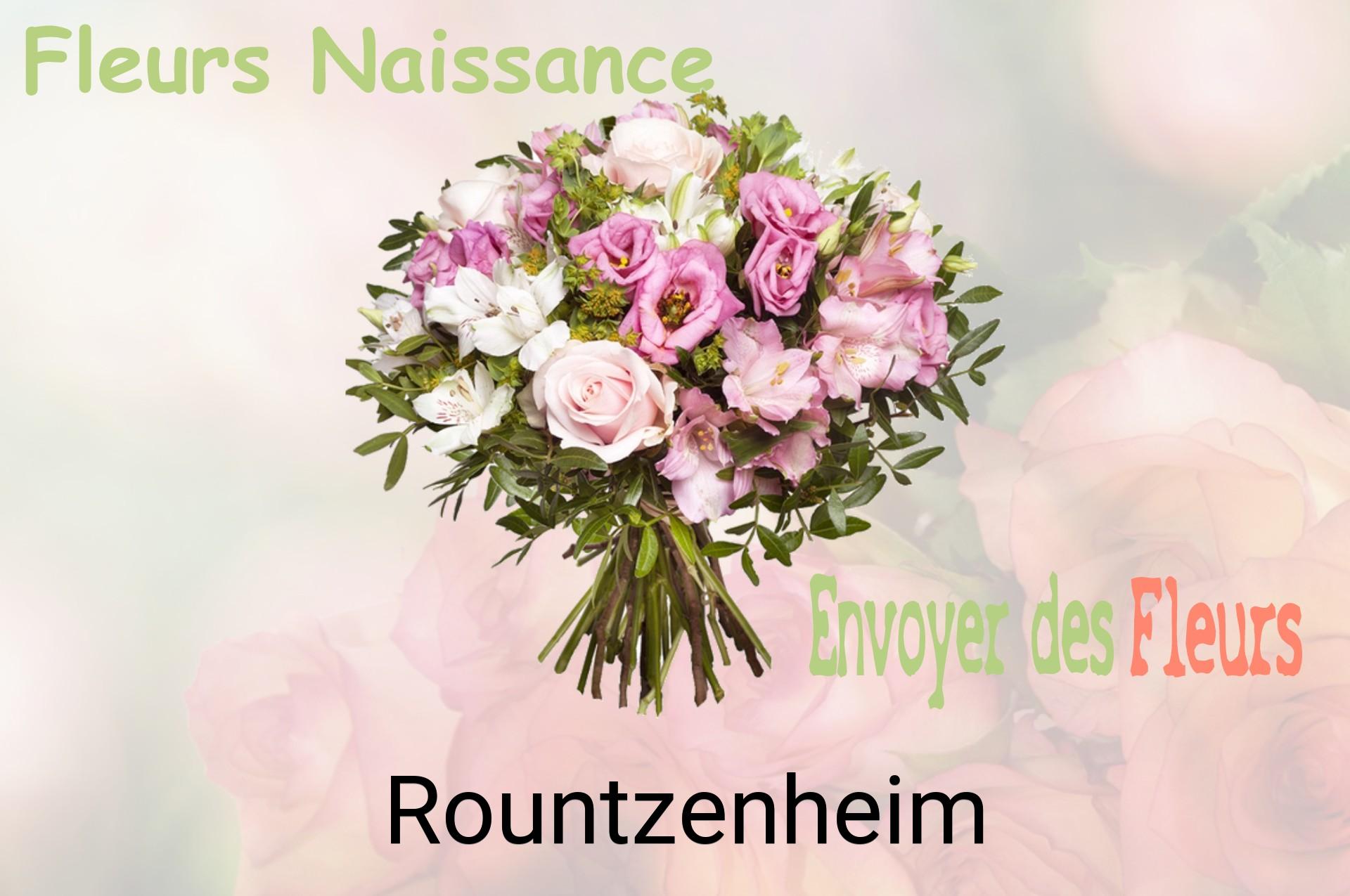 Bouquet de fleurs de naissance livré à Rountzenheim